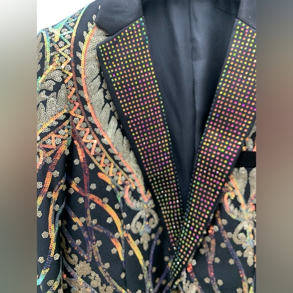Sulso Couture Black/Gold Blazer